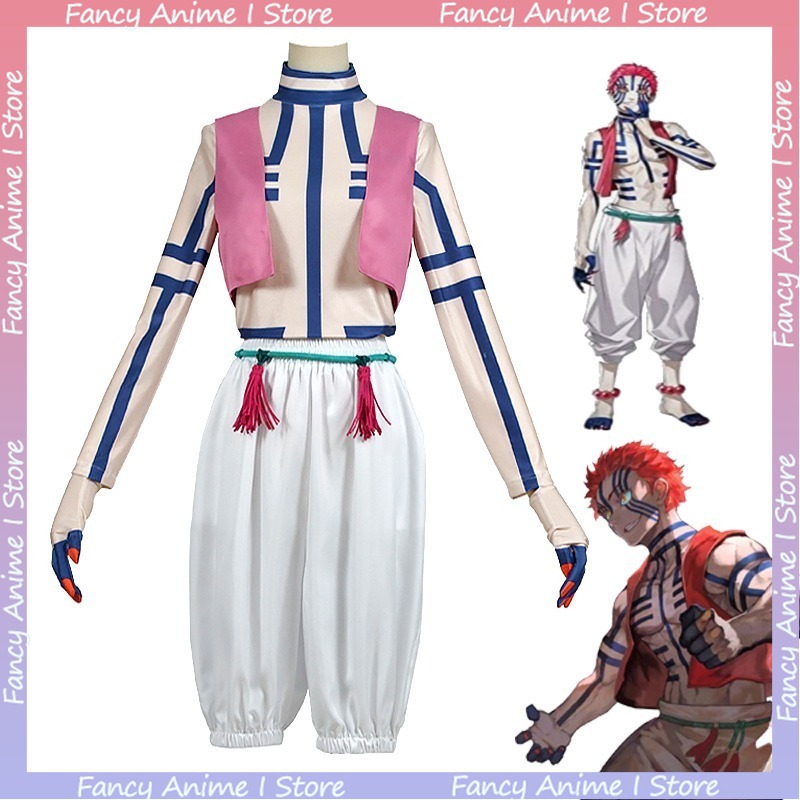 Women'S Fashion Korea - Anime Akaza Cosplay Kostüm Yakışıklı Yetişkin