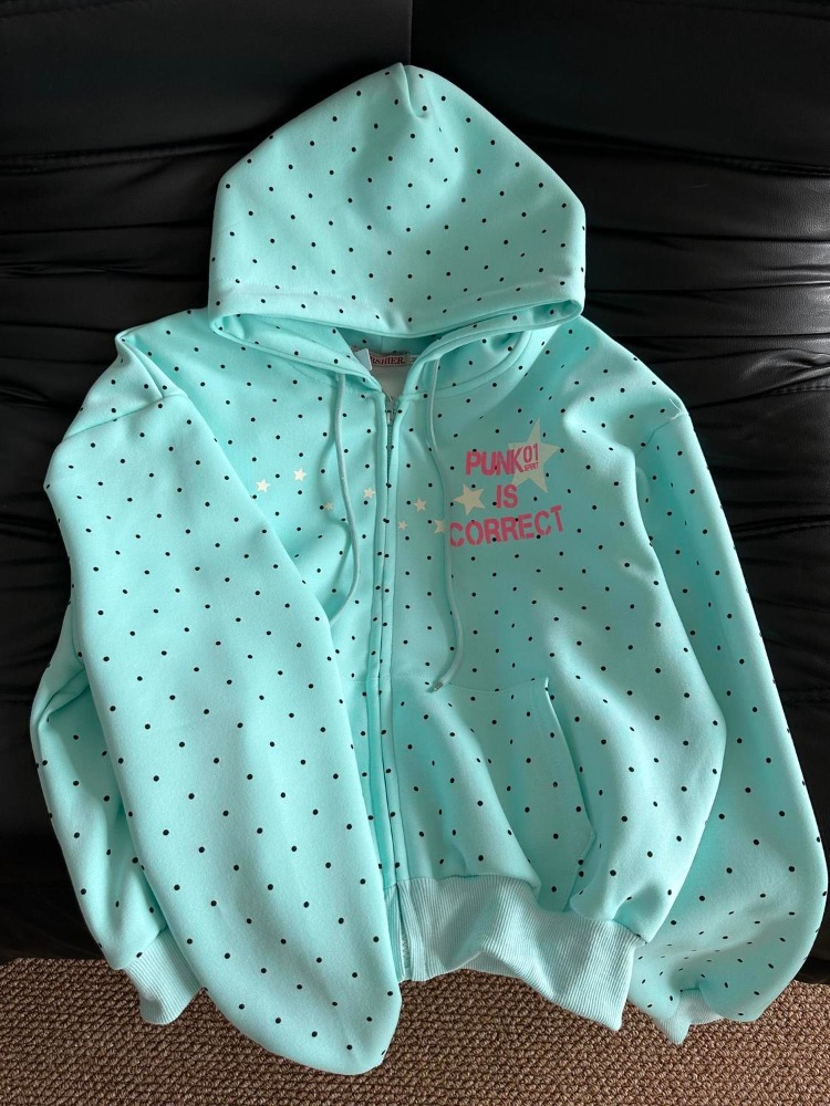 Women'S Fashion Zip Up Hoodies - Y2k Yeni Bahar Moda Amerikan Tarzı