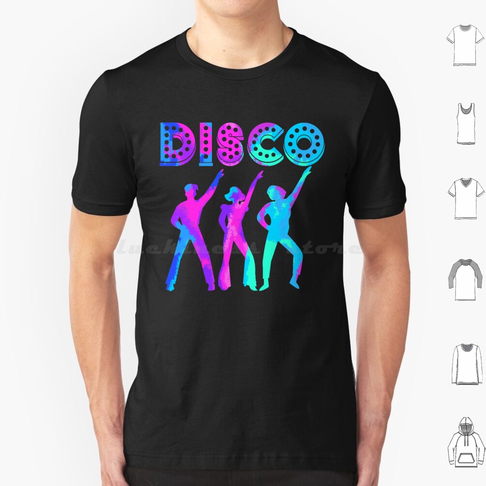 Women'S Fashion Of The 60S - Disco 70'ler Neon Dans Partisi Tişörtü