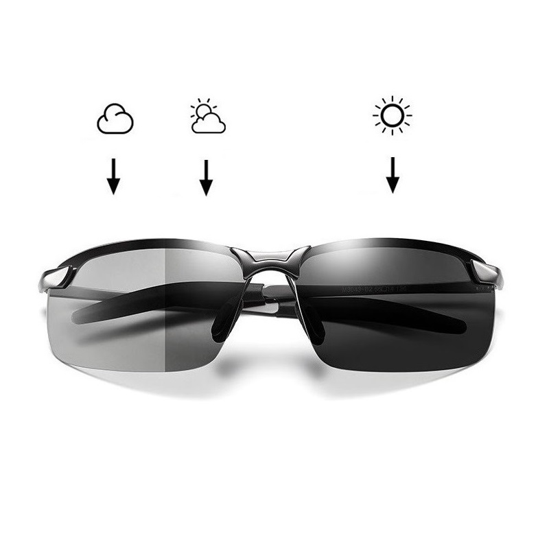 Women Fashion Glasses - Klasik Fotokromik Güneş Gözlüğü Erkekler Polarize