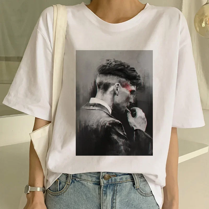 Women'S Fashion Peaky Blinders - Harajuku Peaky Blinder Kadın Tişörtleri Komik