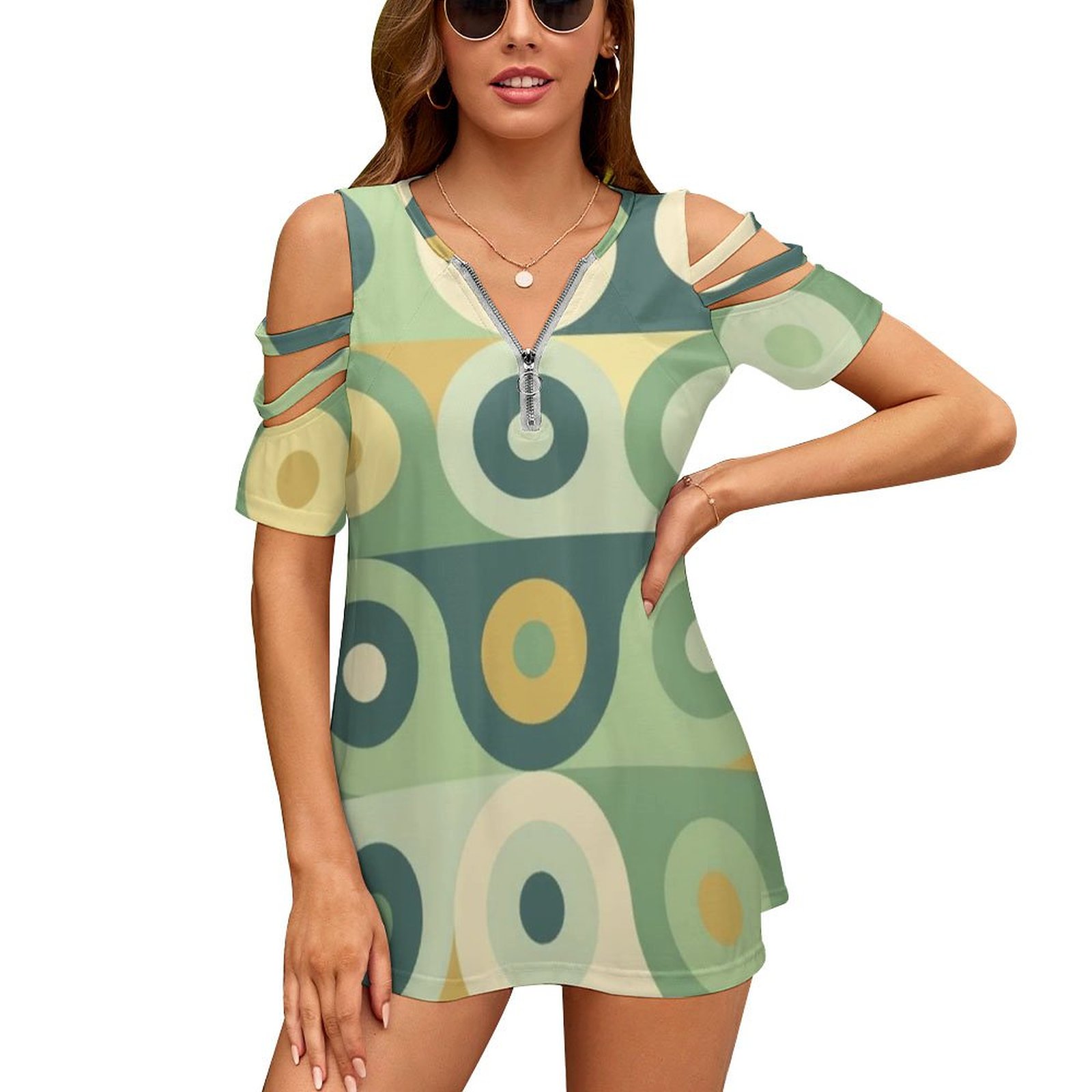 Groovy 70'ler Desen Kadın Ferm - Women'S Fashion Of The 60S incelemesi ve fiyatı