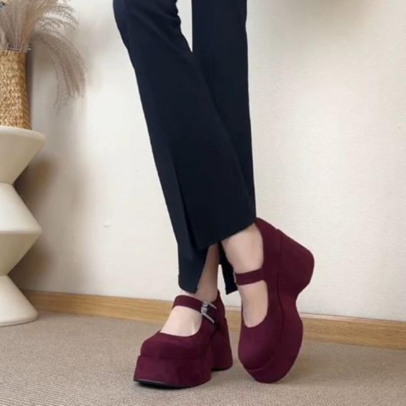 Kalın Platform Mary Jane Ayakk - Women'S Fashion Korea incelemesi ve fiyatı