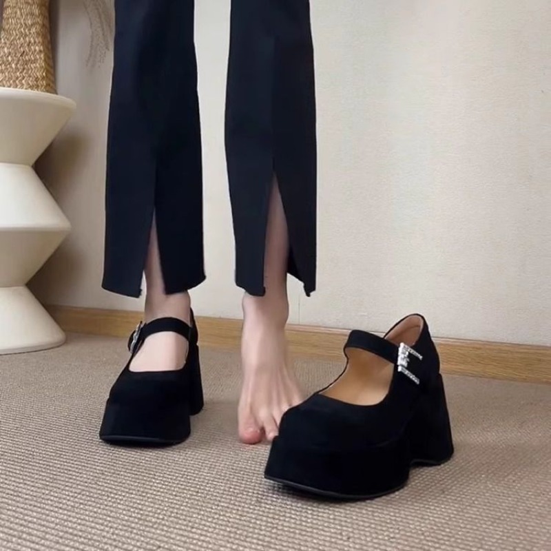 Kalın Platform Mary Jane Ayakk - Women'S Fashion Korea incelemesi ve fiyatı