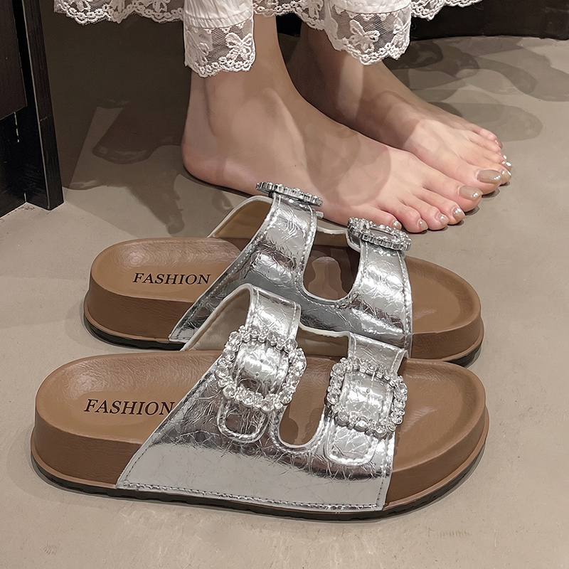 Moda Kristal Kare Tokalı Platf - Women'S Fashion Korea incelemesi ve fiyatı