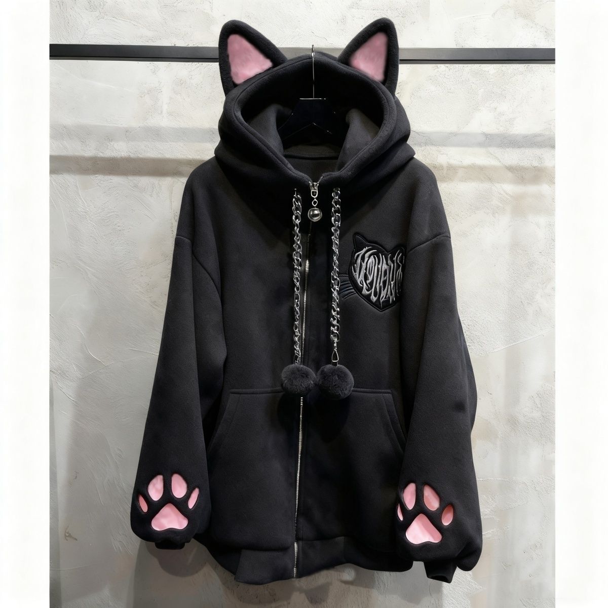 Harajuku Punk Gotik Anime Esin - Women'S Fashion Zip Up Hoodies incelemesi ve fiyatı