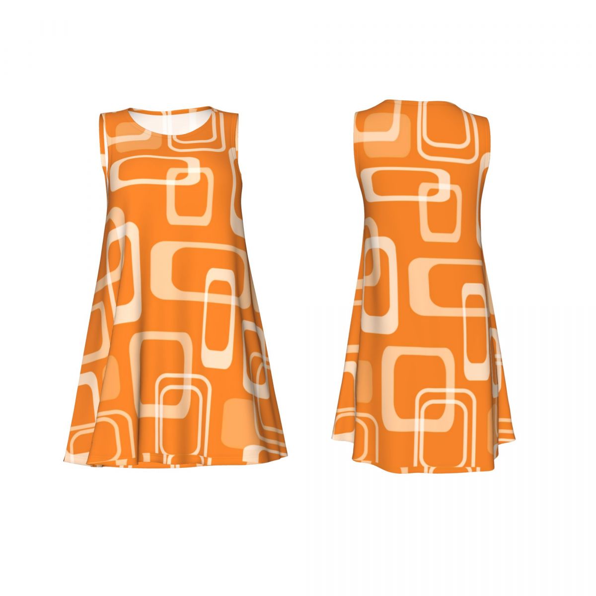 Turuncu Retro Mod Elbise 60'la - Women'S Fashion Of The 60S incelemesi ve fiyatı