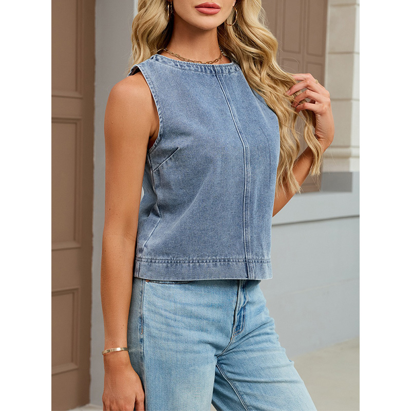 Benuynffy Rahat Yuvarlak Boyun - Women Fashion Jeans incelemesi ve fiyatı