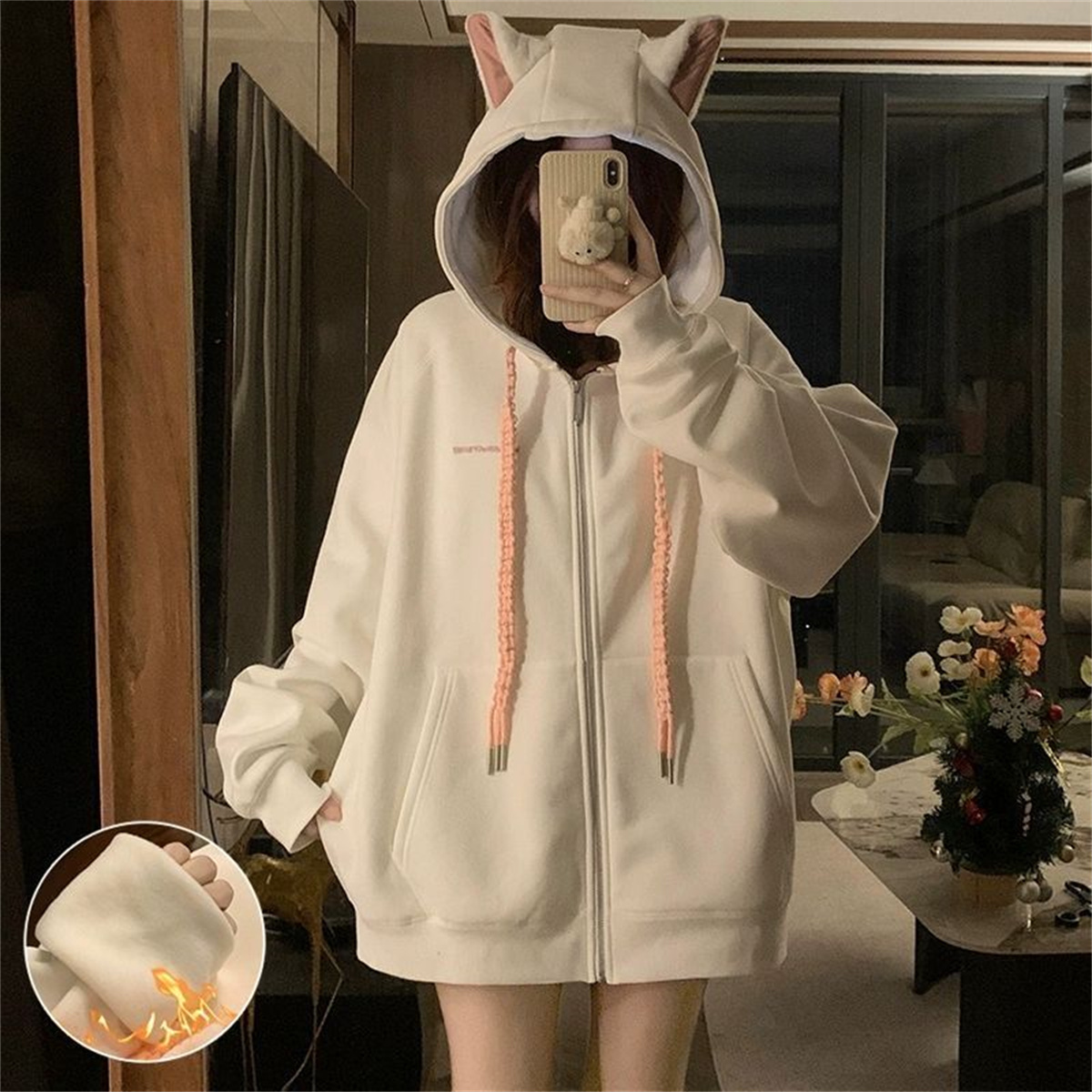 2025 Sevimli Kız İlkbahar Ve S - Women'S Fashion Zip Up Hoodies incelemesi ve fiyatı