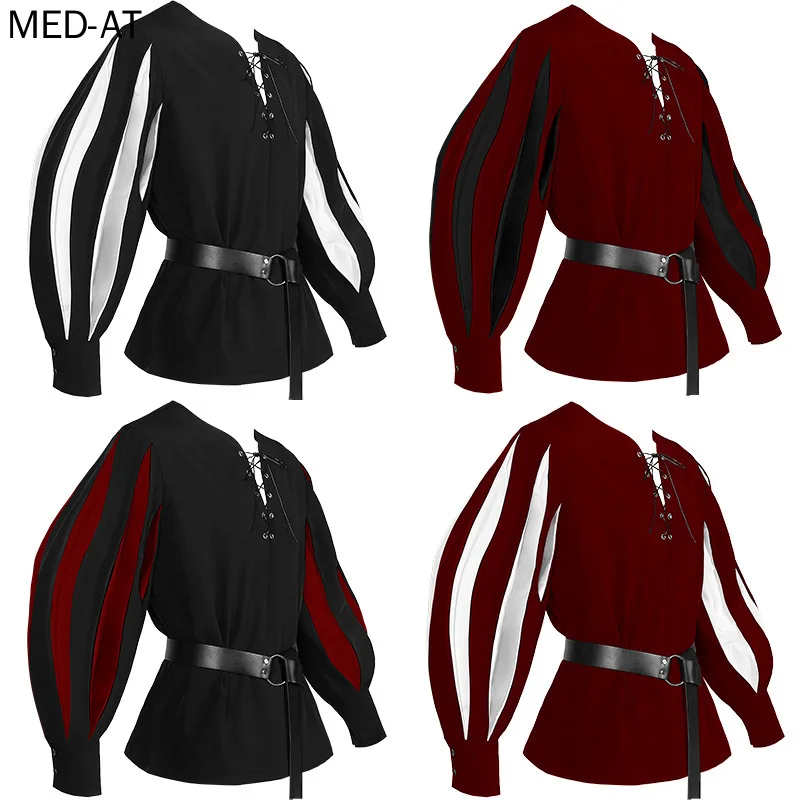 Erkekler Ortaçağ Cosplay Cadıl - Belted Shirt Dress incelemesi ve fiyatı