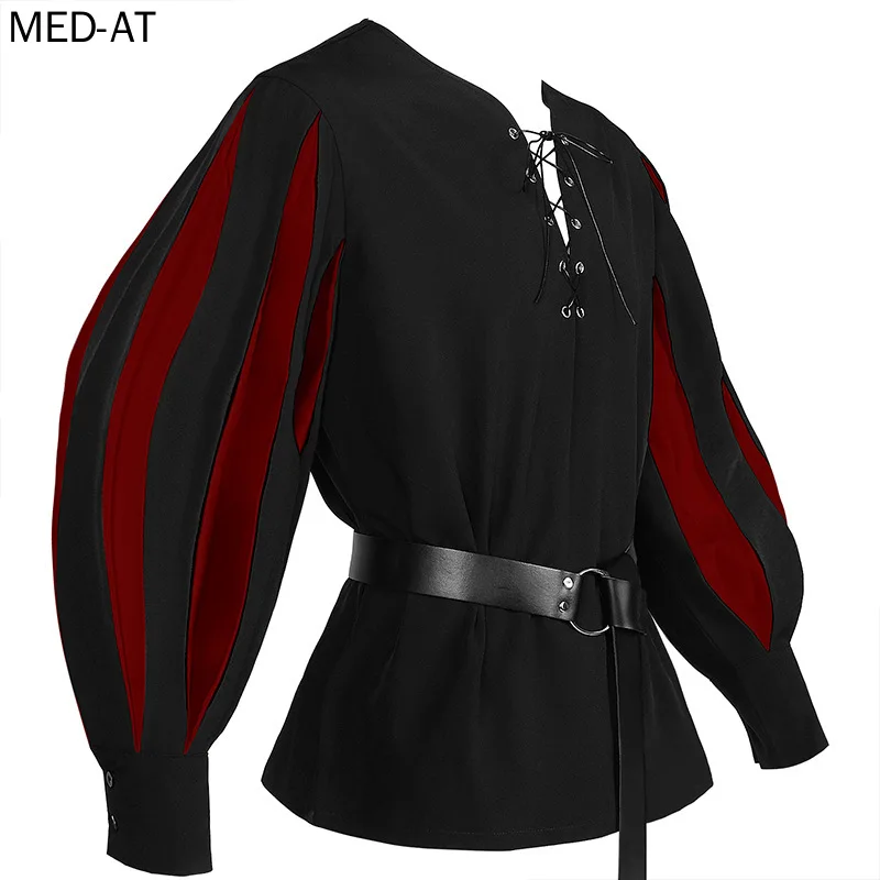 Erkekler Ortaçağ Cosplay Cadıl - Belted Shirt Dress incelemesi ve fiyatı