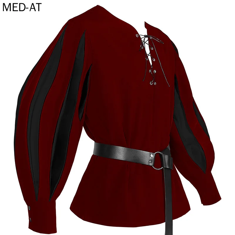 Erkekler Ortaçağ Cosplay Cadıl - Belted Shirt Dress incelemesi ve fiyatı