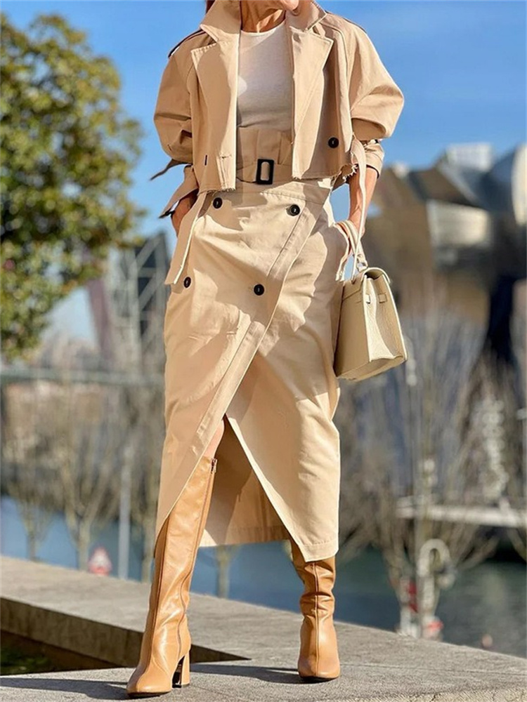 Wmstar 2 Parça Setleri Kadın Y - Belted Shirt Dress incelemesi ve fiyatı