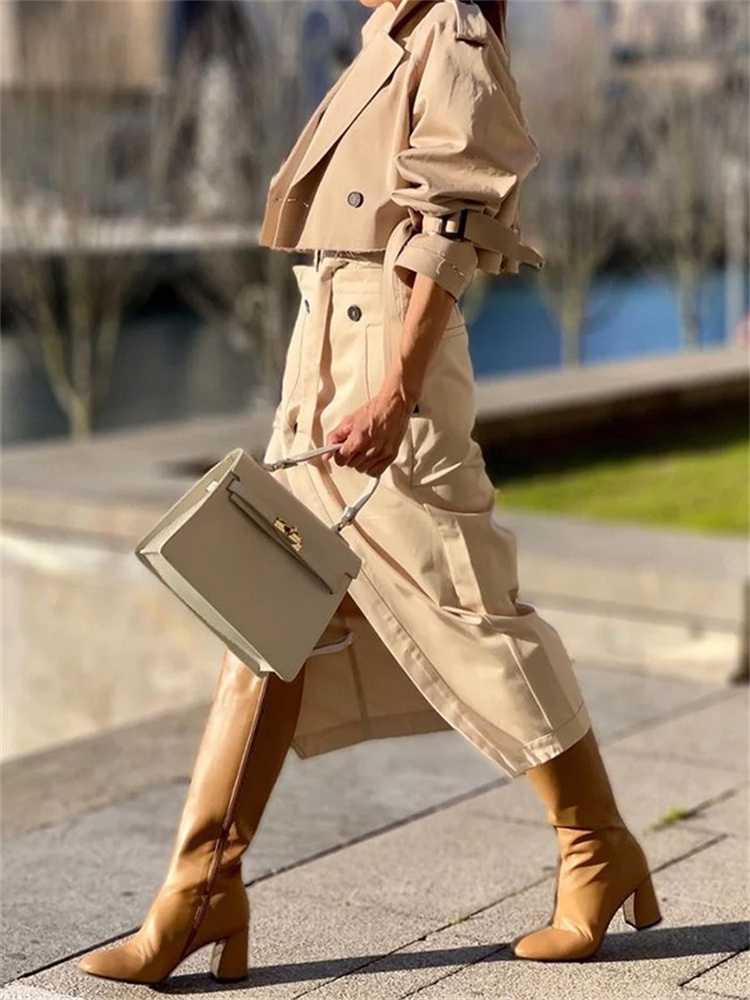 Wmstar 2 Parça Setleri Kadın Y - Belted Shirt Dress incelemesi ve fiyatı