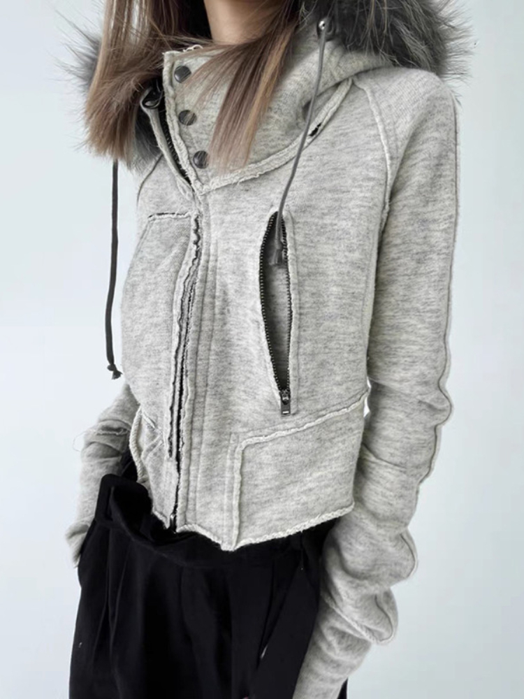 Vintage Moda Zip Up Kadın Tişö - Women'S Fashion Zip Up Hoodies incelemesi ve fiyatı