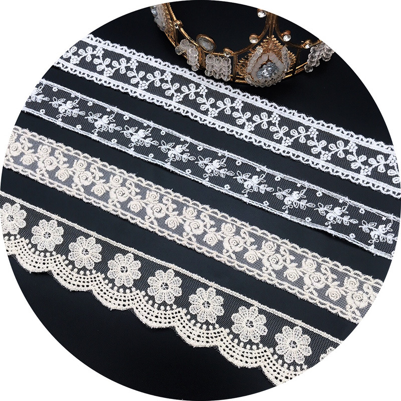 3 Yards/Lot Nakış Beyaz Bej Pa - Belted Shirt Dress incelemesi ve fiyatı