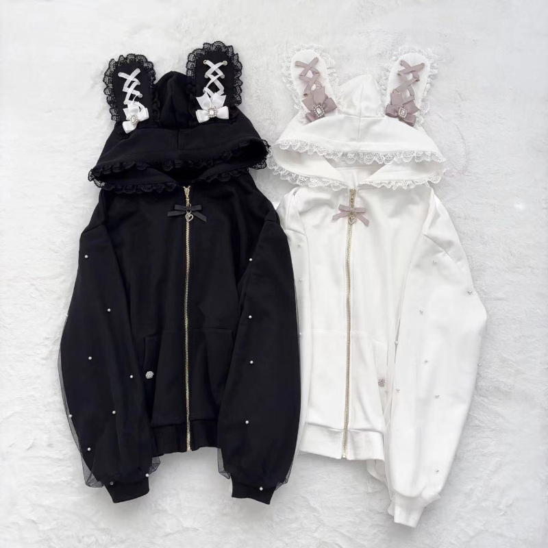 Kadınlar İçin Kışlık Tavşan Ku - Women'S Fashion Zip Up Hoodies incelemesi ve fiyatı
